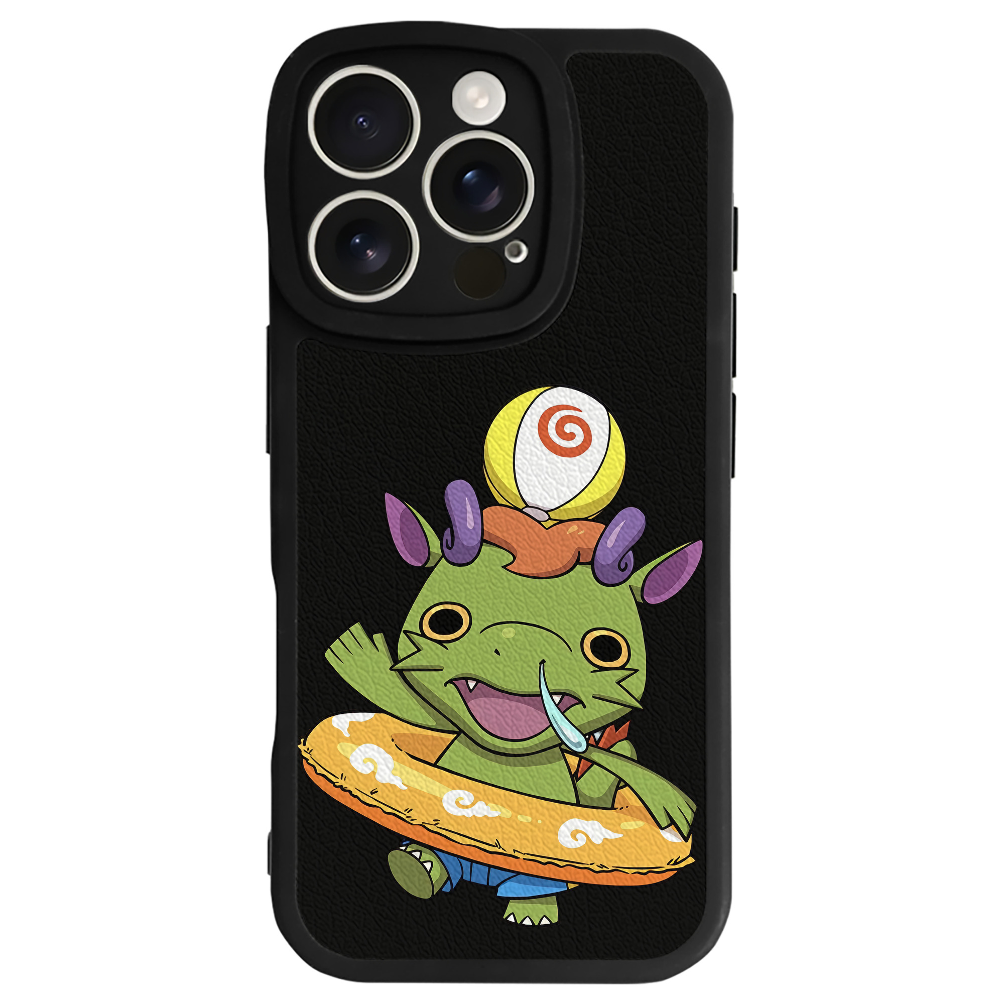 （画像用） 妖怪ウォッチ Yo-kai Watch 【iPhone 16シリーズ対応】シリコンスマホケース（レザー調） 材質：シリコン